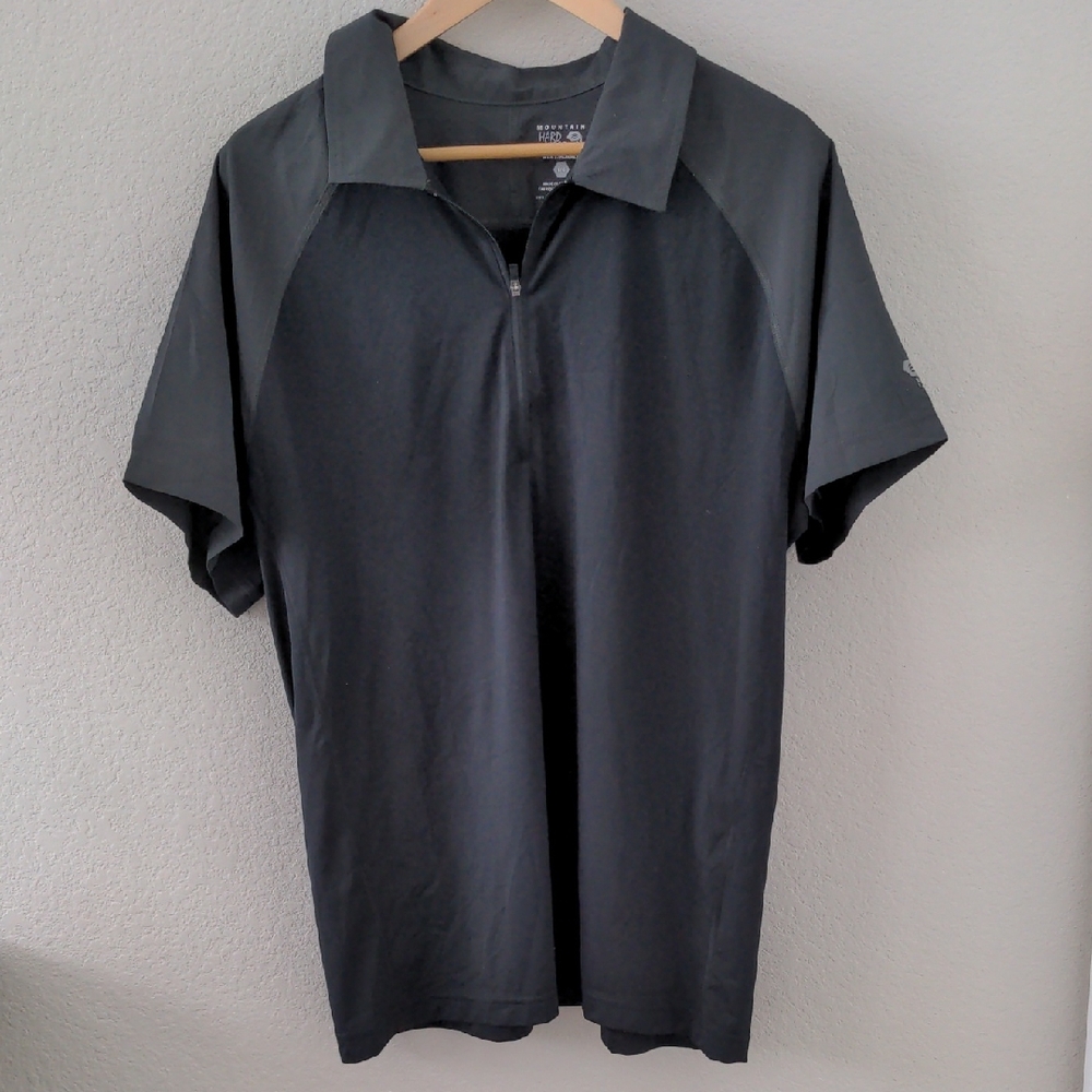Mountain Hardwear Black Polo Shirt